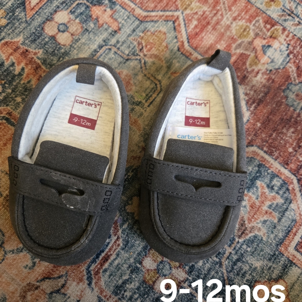 Carters baby moccasins  9-12 mos